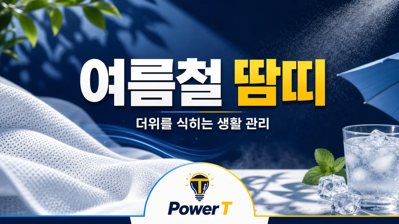 여름철 땀띠 관리 방법