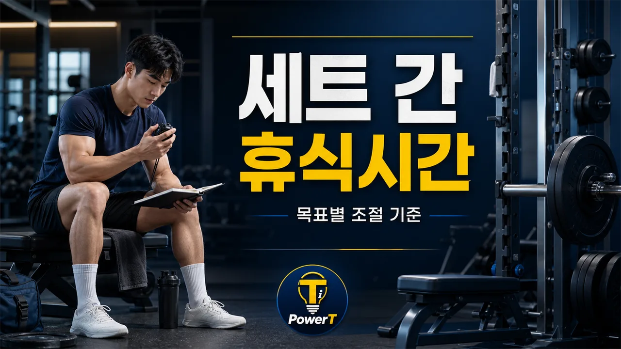 웨이트 세트 간 휴식시간 조절 기준