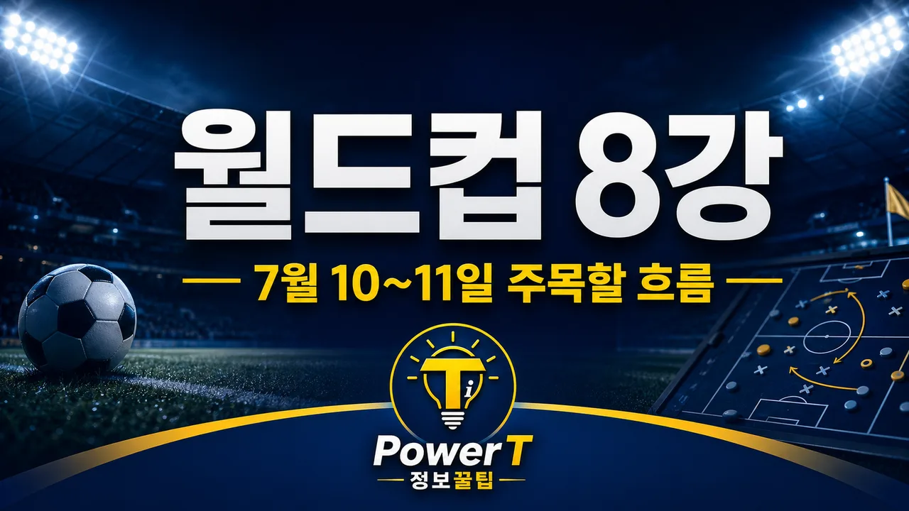 2026 월드컵 8강 일정과 관전 포인트