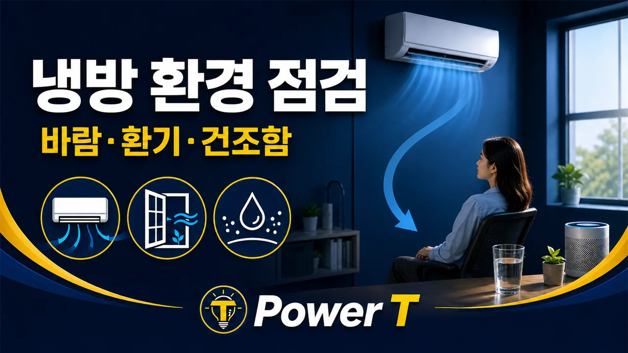 냉방 환경에서 확인할 바람과 환기