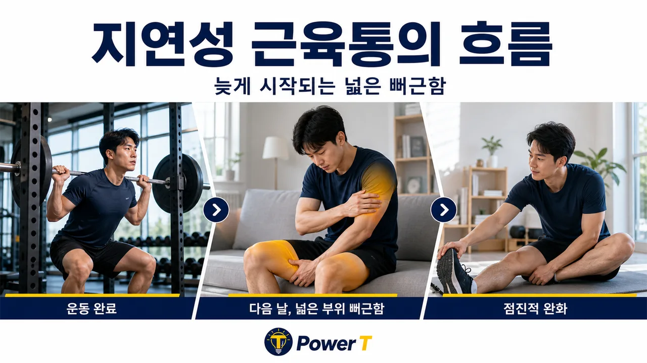 지연성 근육통의 시작 시점과 양상