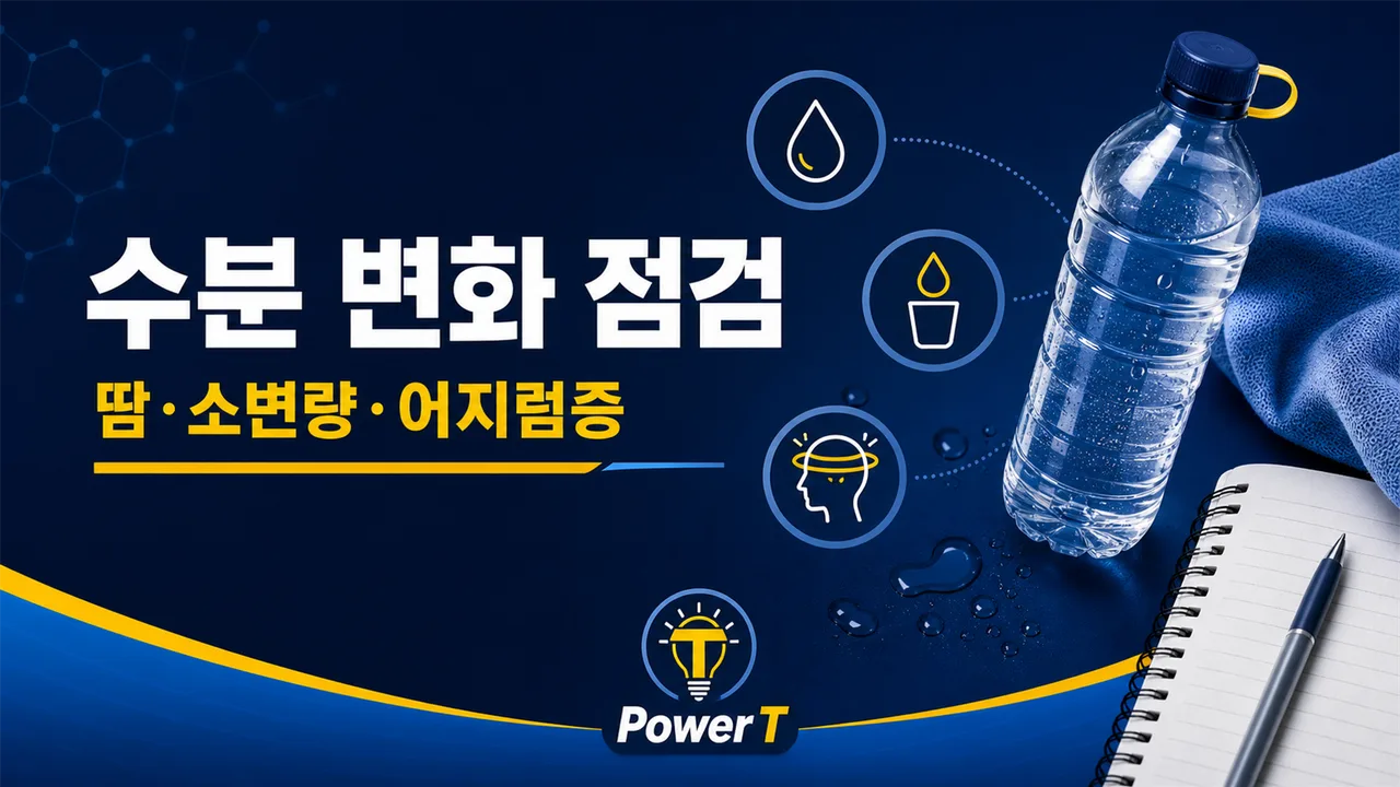 탈수를 확인하는 몸의 변화