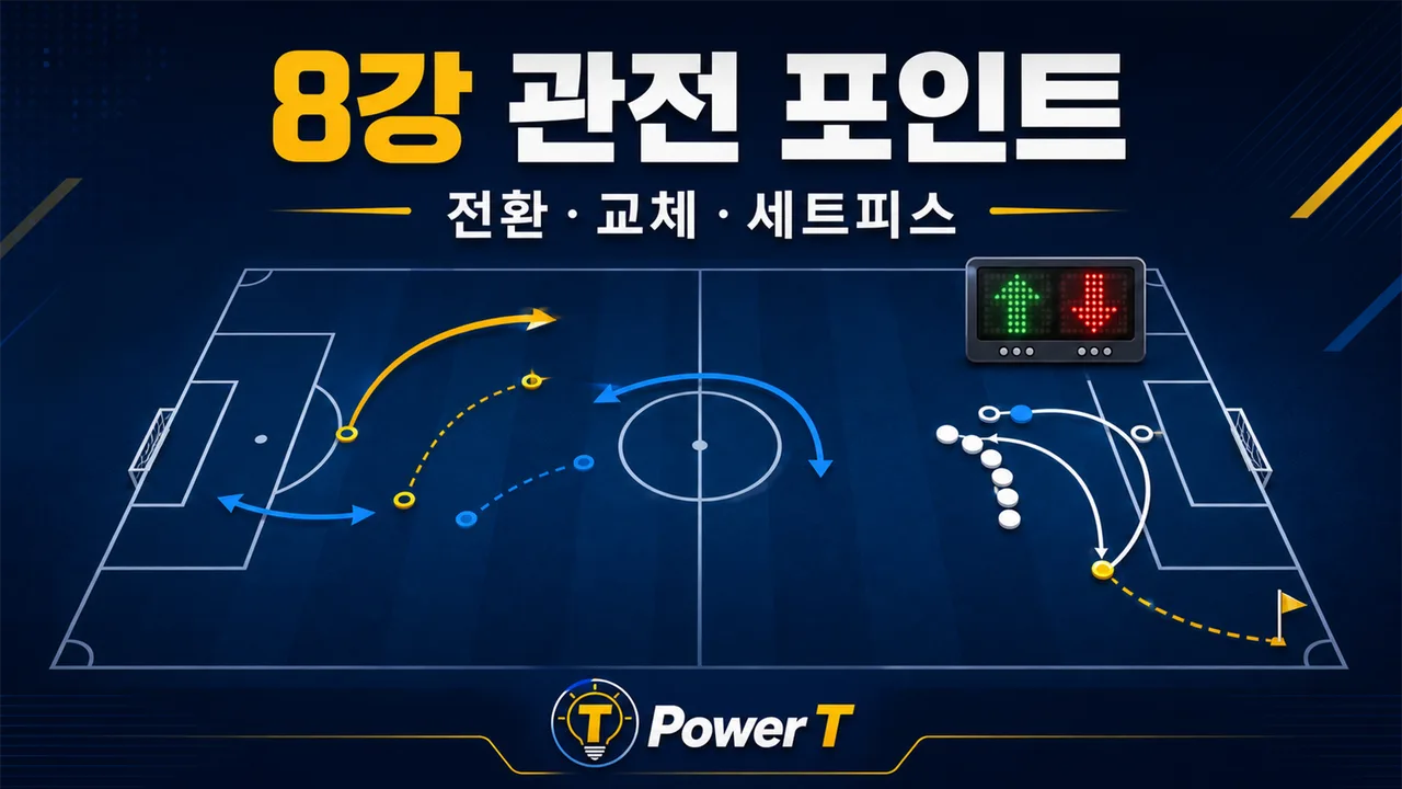 월드컵 8강 전술 관전 포인트