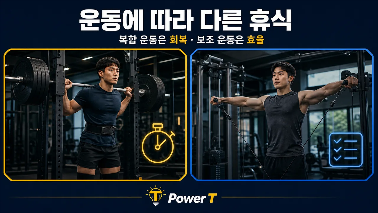 운동 종류별 세트 간 휴식 전략